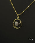 Eternal Swirl Diamond Pendant