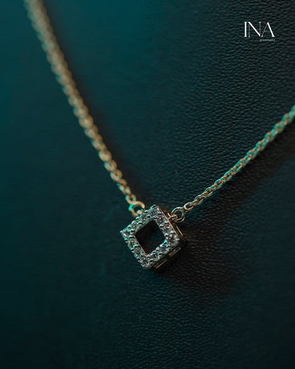 Minimal Elegance Diamond Pendant