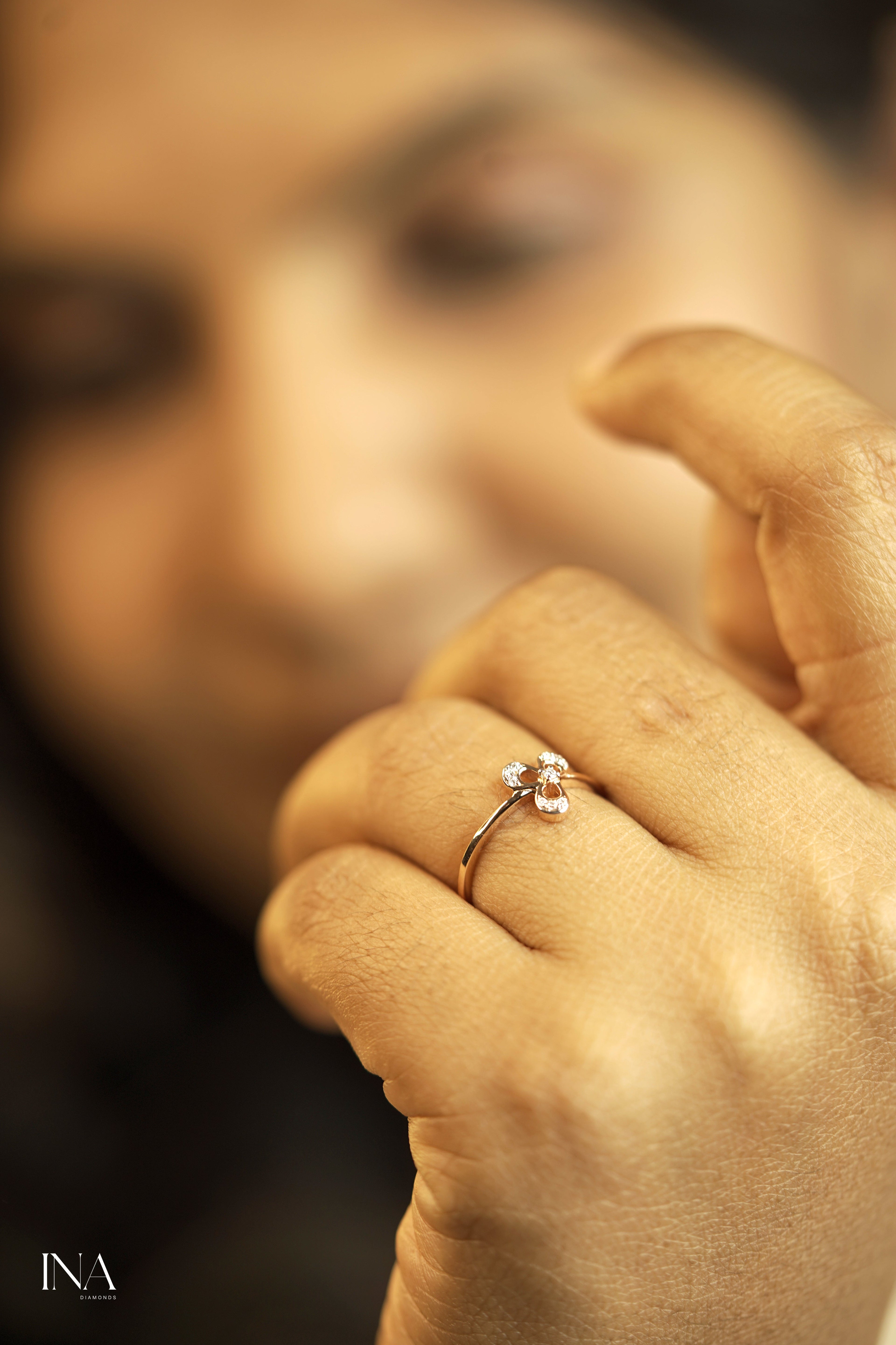 Petal Whisper Diamond Ring