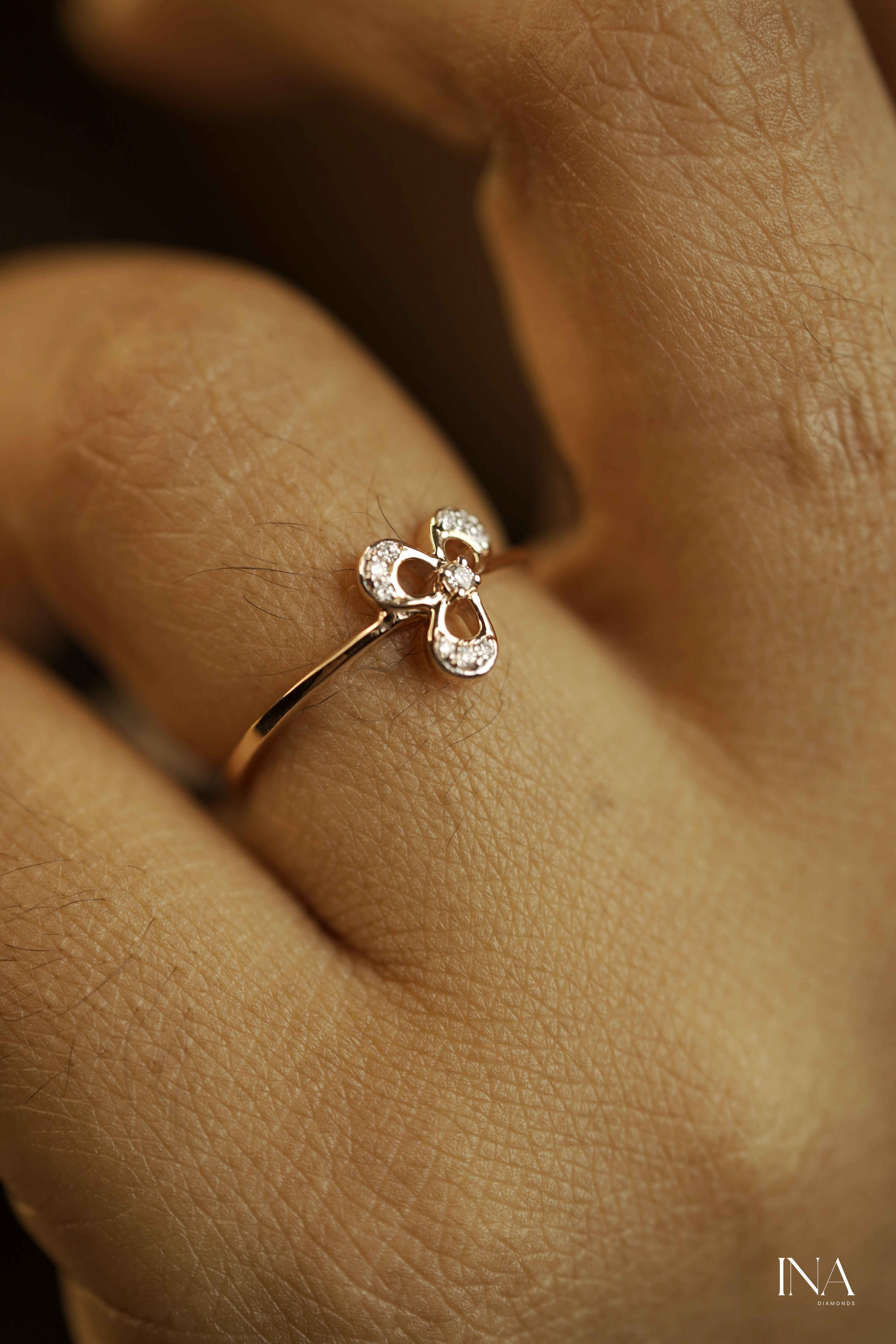 Petal Whisper Diamond Ring