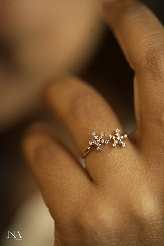 Blossom Frost Diamond Ring