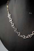 Elegant Leaf-Link Necklace