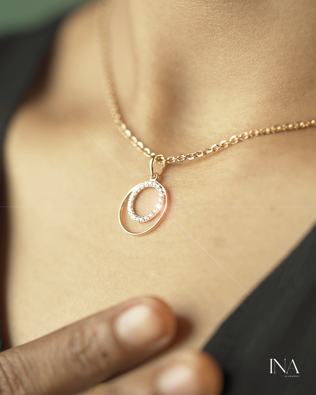 Infinity Halo Pendant