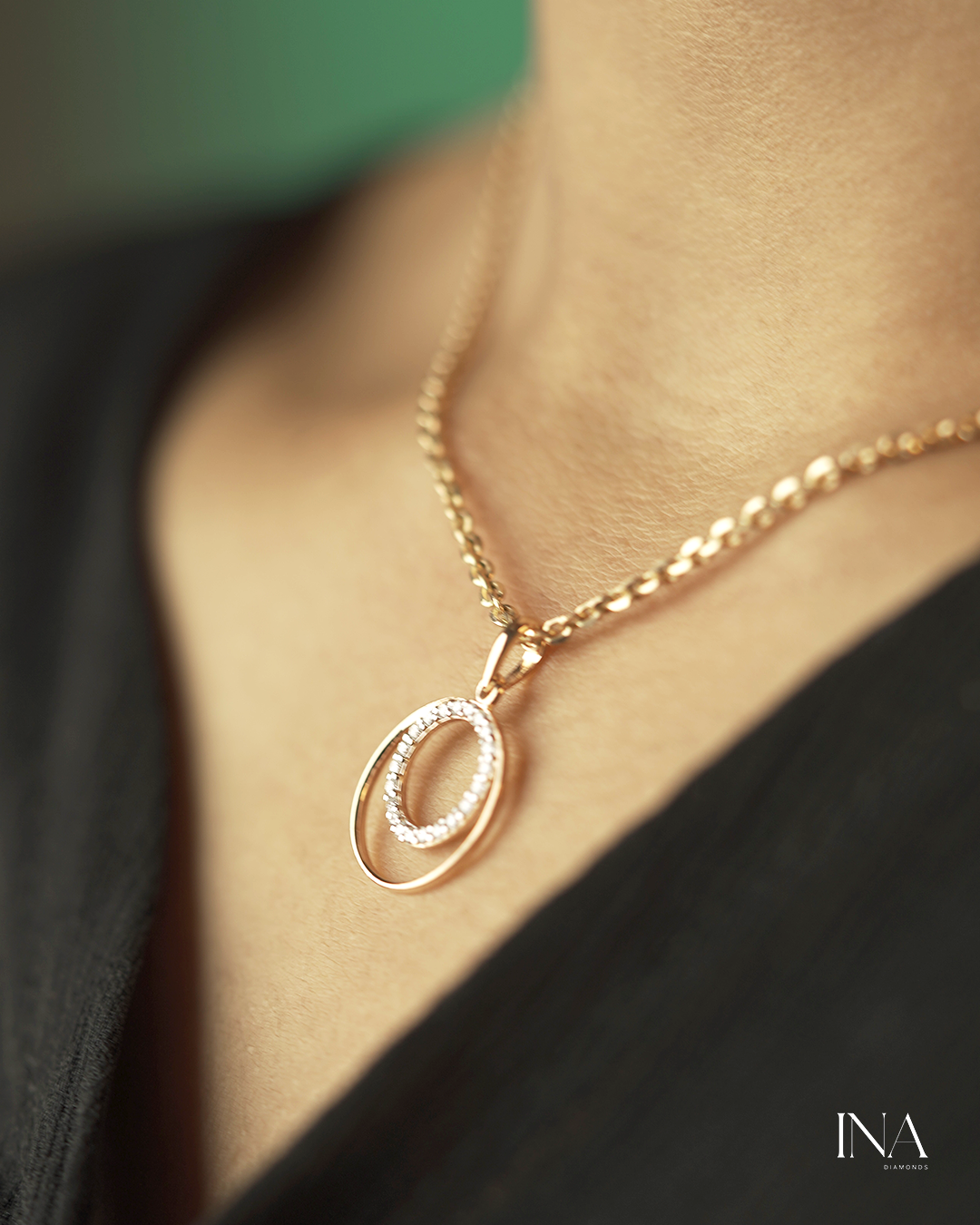 Infinity Halo Pendant