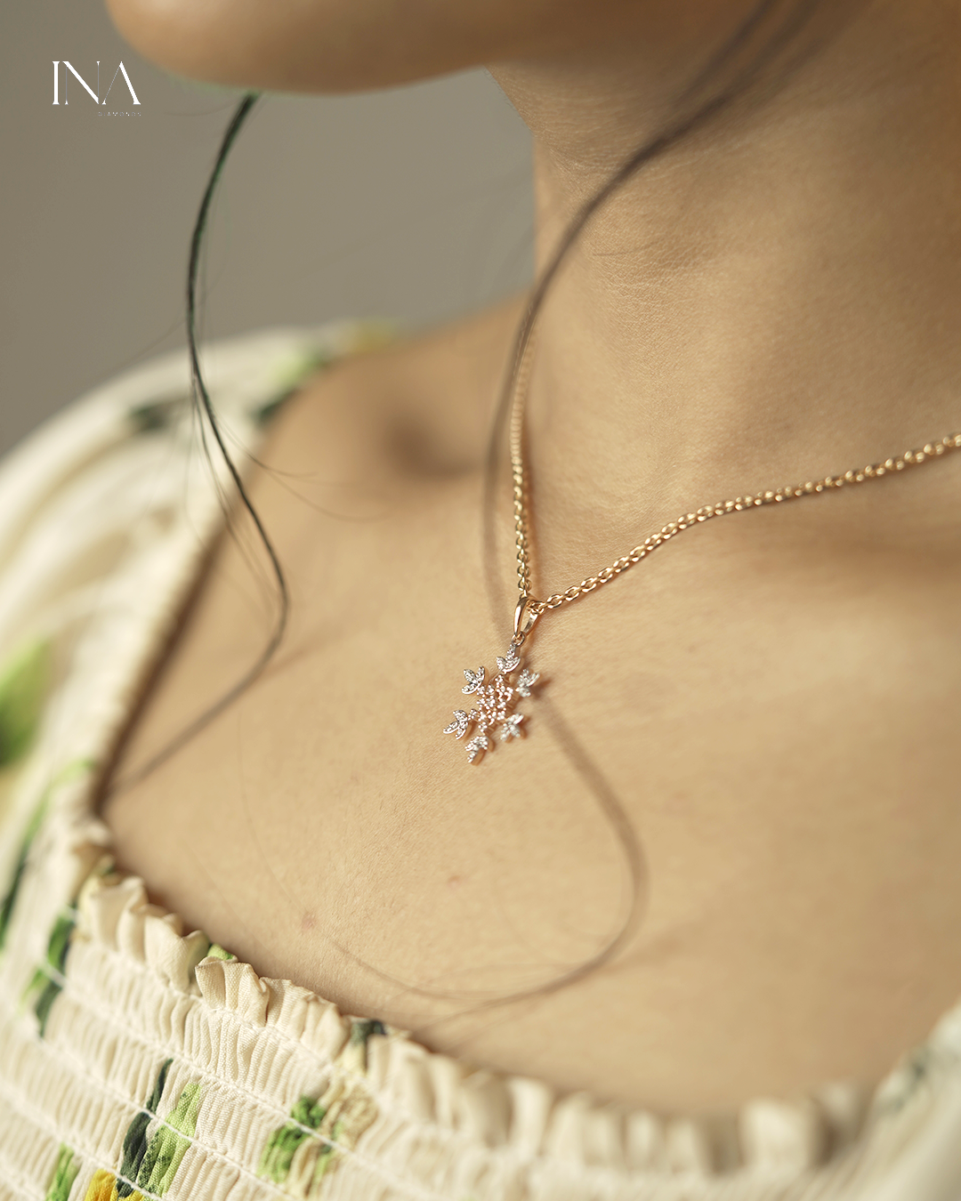 Frost Blossom Pendant