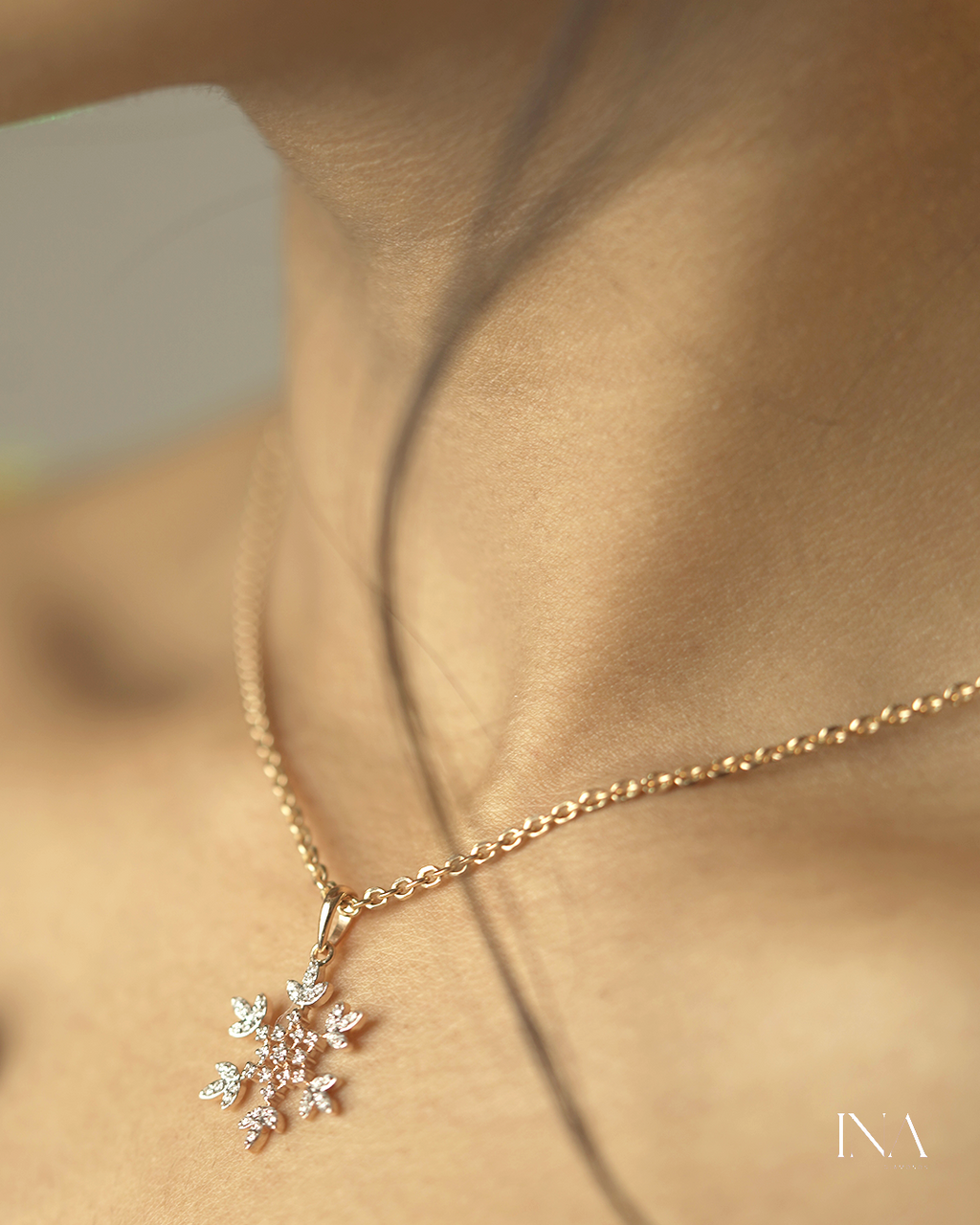 Frost Blossom Pendant