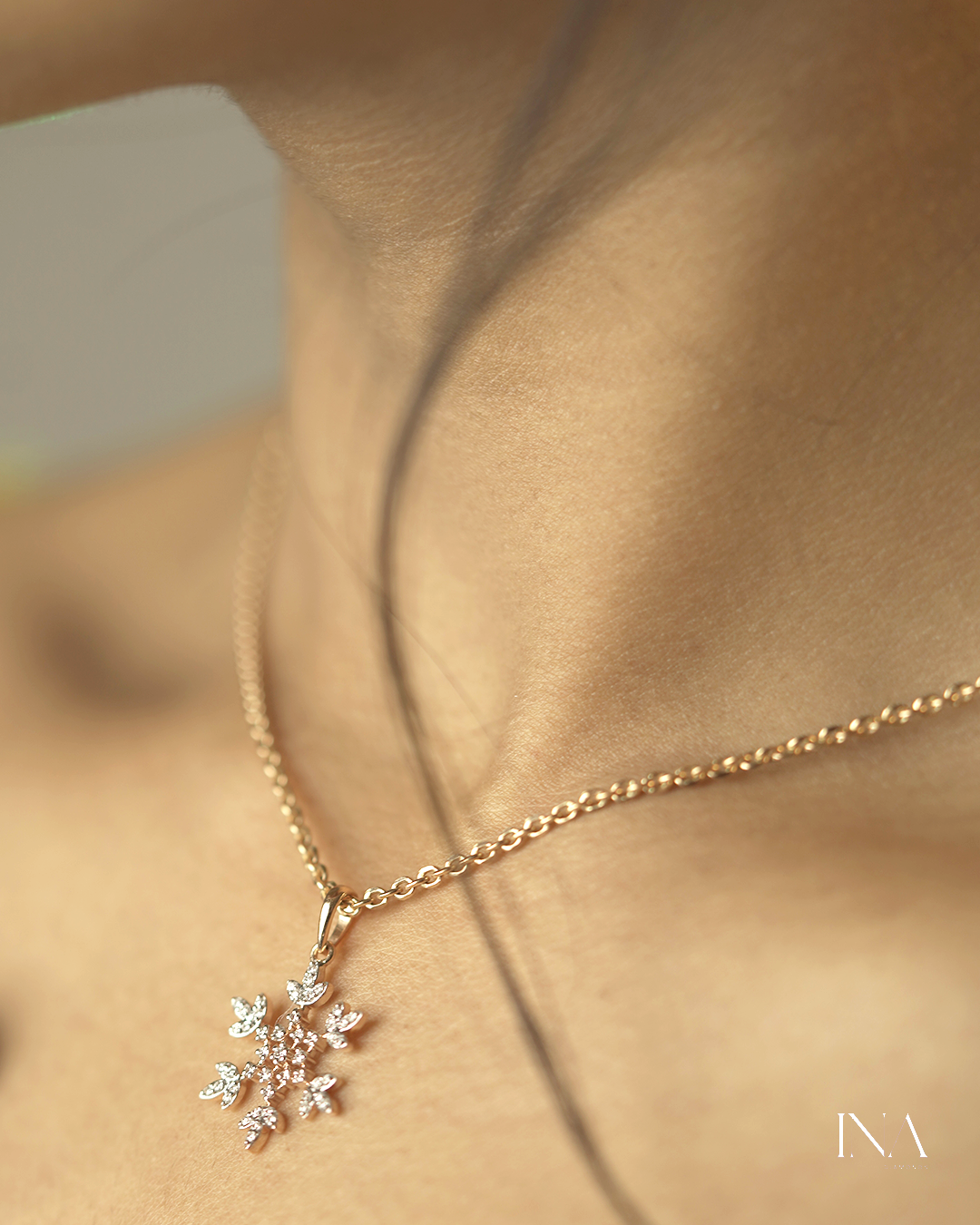 Frost Blossom Pendant