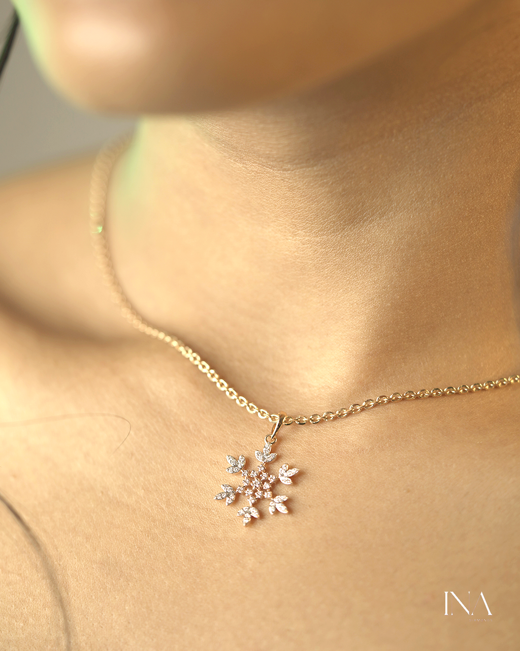 Frost Blossom Pendant