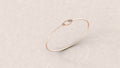 Delicate Oval Diamond Bangle