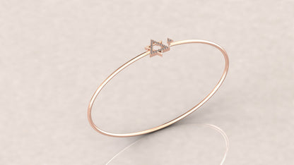 Star Diamond Bangle