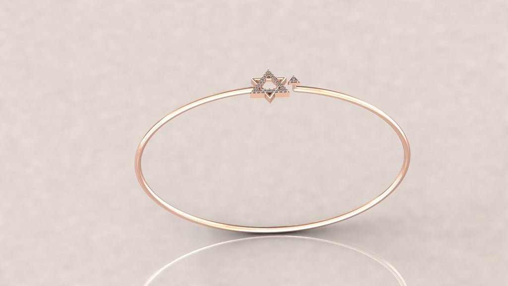 Star Diamond Bangle