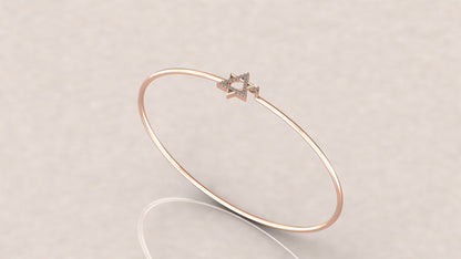 Star Diamond Bangle