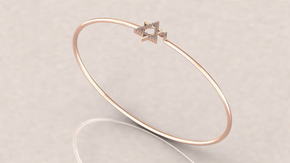 Star Diamond Bangle
