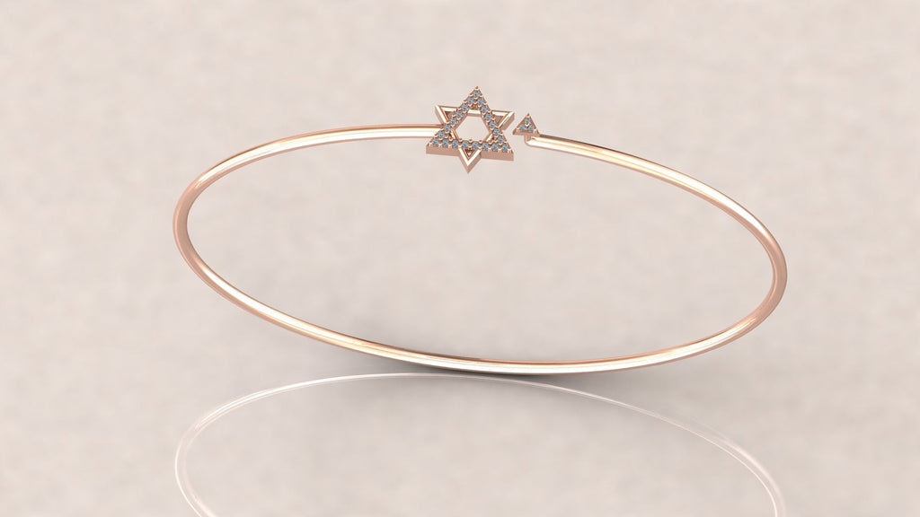 Star Diamond Bangle