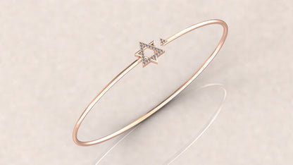 Star Diamond Bangle